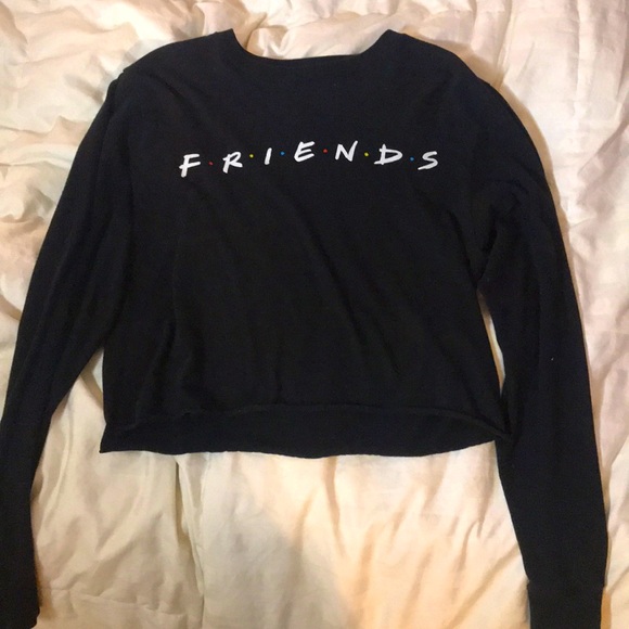FRIENDS Tops - Long sleeved FRIENDS cropped t-shirt!!